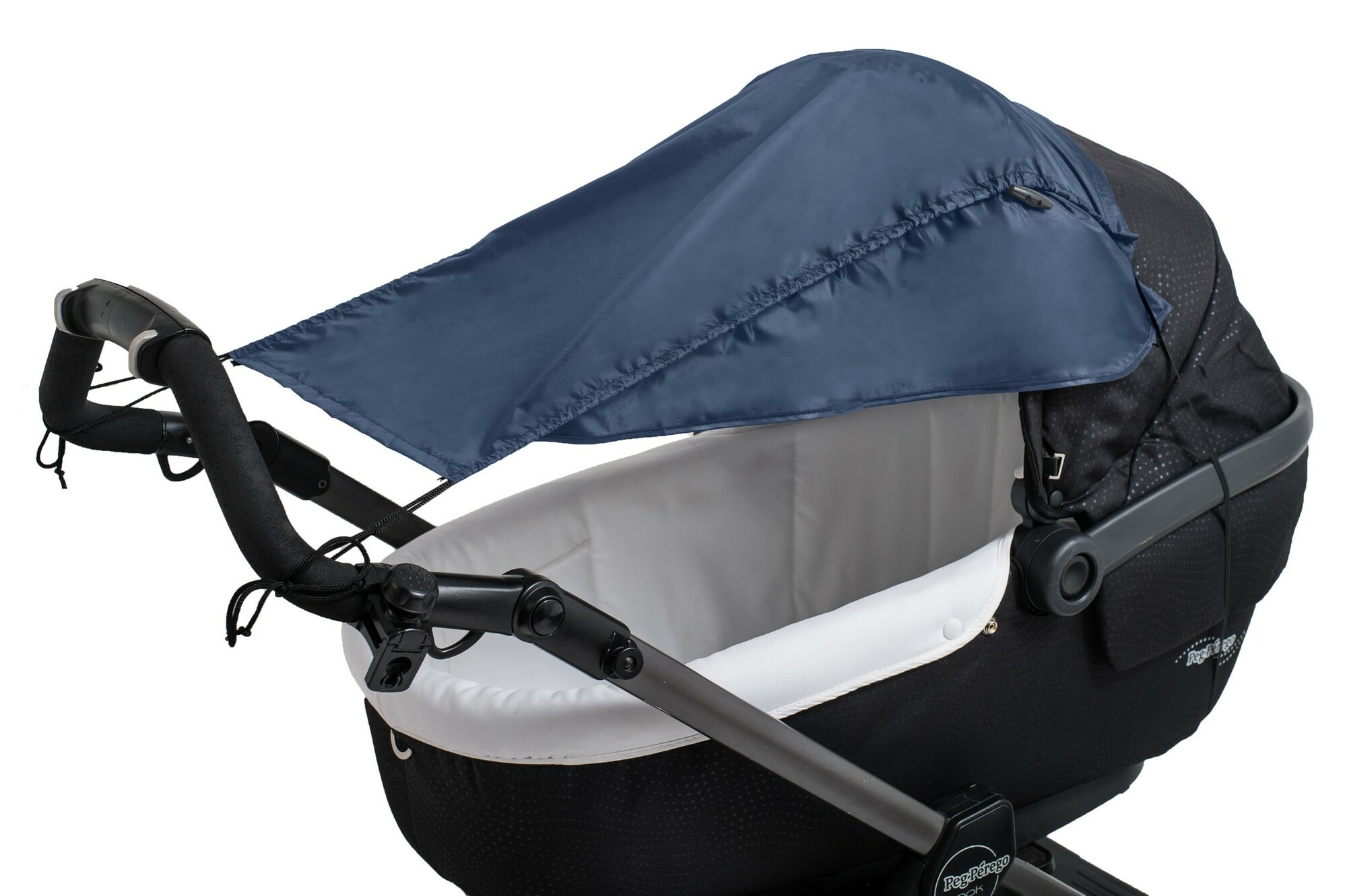 Altabebe - Universal UV sun screen with sides for strollers - Navy blue
